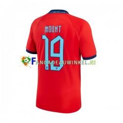 Engeland Wedstrijdshirt met Korting Mount 19 Uit Heren WK 2022 Korte Mouw