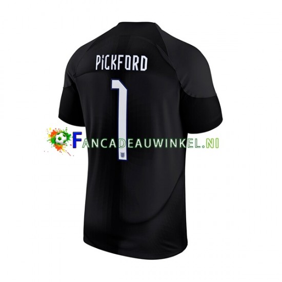 Engeland Wedstrijdshirt met Korting Pickford 1 Keepersshirt Thuis Heren WK 2022 Korte Mouw