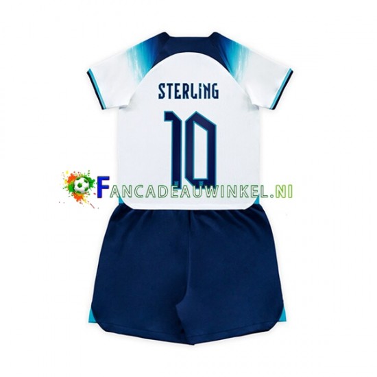 Engeland Wedstrijdshirt met Korting Sterling 10 Thuis Kind WK 2022 Korte Mouw