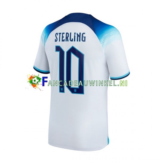 Engeland Wedstrijdshirt met Korting Sterling 10 Thuis Heren WK 2022 Korte Mouw