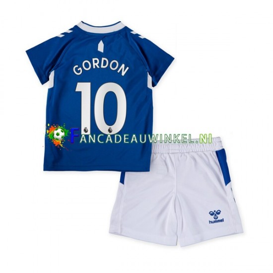 Everton Wedstrijdshirt met Korting Gordon 10 Thuis Kind 2022-23 Korte Mouw