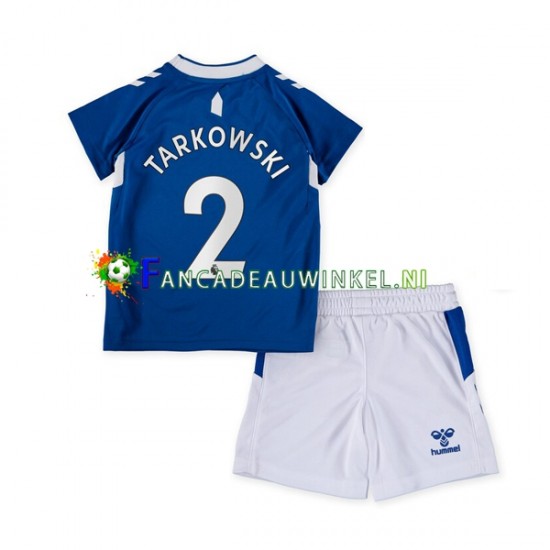 Everton Wedstrijdshirt met Korting James Tarkowski 2 Thuis Kind 2022-23 Korte Mouw