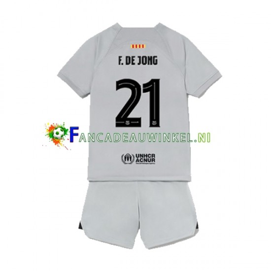 FC Barcelona Wedstrijdshirt met Korting Frenkie de Jong 21 3rd Kind 2022-23 Korte Mouw