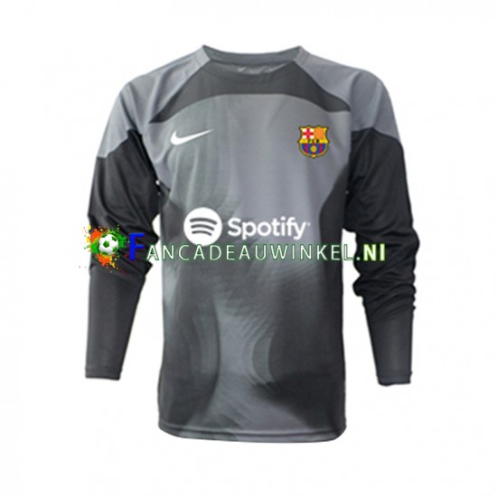 FC Barcelona Wedstrijdshirt met Korting Keepersshirt Uit Heren 2022-23 Lange Mouw