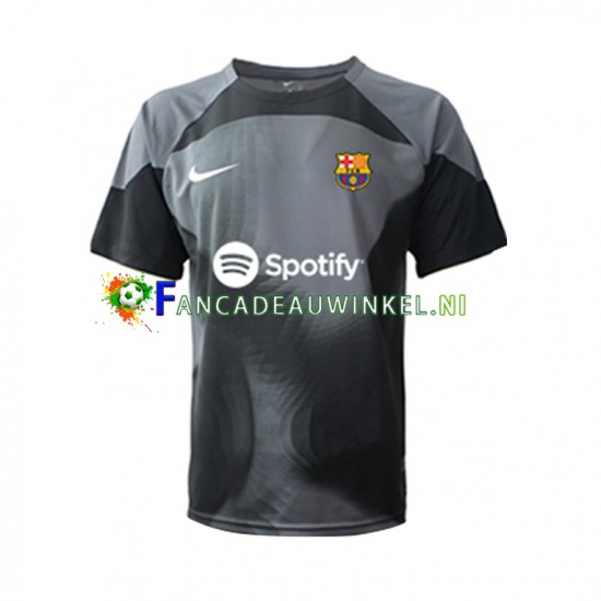 FC Barcelona Wedstrijdshirt met Korting Keepersshirt Uit Heren 2022-23 Korte Mouw