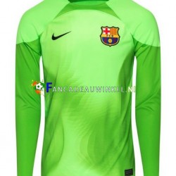 FC Barcelona Wedstrijdshirt met Korting Keepersshirt Thuis Heren 2022-23 Lange Mouw