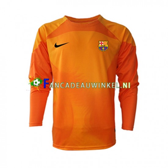 FC Barcelona Wedstrijdshirt met Korting Keepersshirt 3rd Heren 2022-23 Lange Mouw