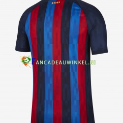FC Barcelona Wedstrijdshirt met Korting Thuis Heren 2022-23 Korte Mouw