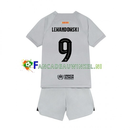 FC Barcelona Wedstrijdshirt met Korting Lewandowski 9 3rd Kind 2022-23 Korte Mouw