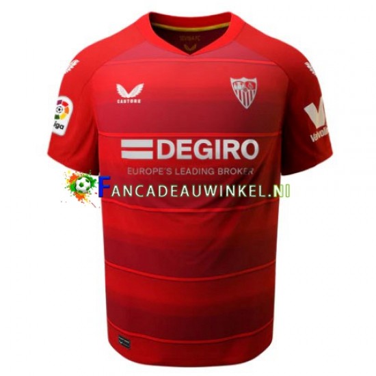 Sevilla FC Wedstrijdshirt met Korting Uit Heren 2022-23 Korte Mouw