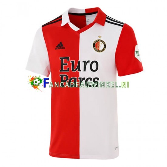 Feyenoord Rotterdam Wedstrijdshirt met Korting Thuis Heren 2022-23 Korte Mouw