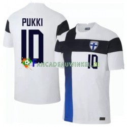 Finland Wedstrijdshirt met Korting Teemu Pukki 10 Euro 2020 Thuis Heren Korte Mouw