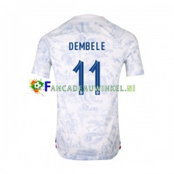 Frankrijk Wedstrijdshirt met Korting Dembele 11 Uit Heren WK 2022 Korte Mouw
