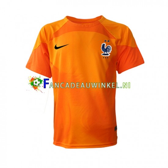 Frankrijk Wedstrijdshirt met Korting Keepersshirt Uit Heren WK 2022 Korte Mouw