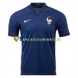 Frankrijk Wedstrijdshirt met Korting Thuis Heren WK 2022 Korte Mouw