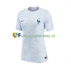 Frankrijk Wedstrijdshirt met Korting Uit Dames WK 2022 Korte Mouw