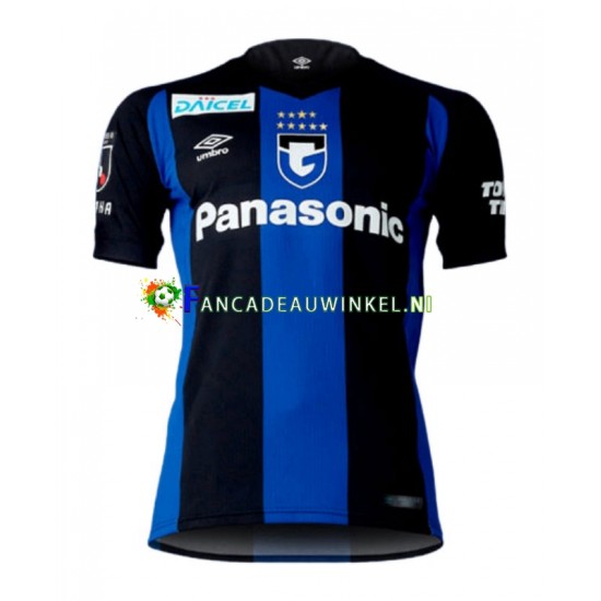 Wedstrijdshirt met Korting Gamba Osaka Thuis Heren 2022 Korte Mouw