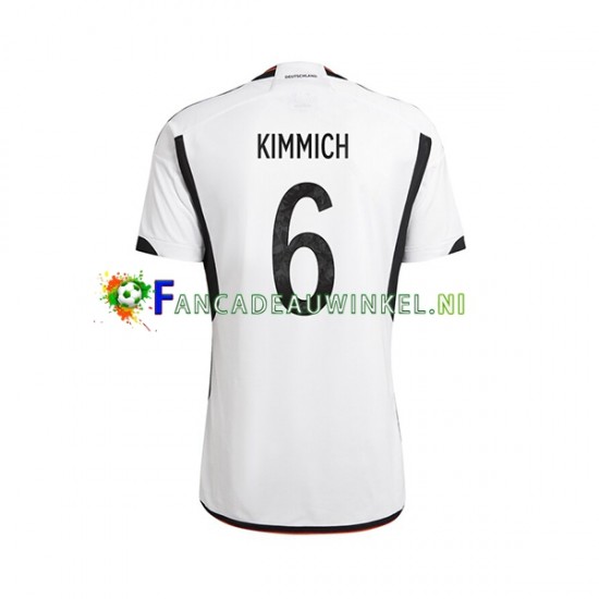 Duitsland Wedstrijdshirt met Korting Joshua Kimmich 6 Thuis Heren WK 2022 Korte Mouw