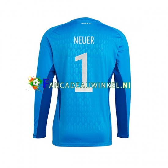 Duitsland Wedstrijdshirt met Korting Manuel Neuer 1 Keepersshirt Thuis Heren WK 2022 Korte Mouw