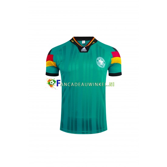 Duitsland Wedstrijdshirt met Korting 1992 Retro Uit Heren Korte Mouw