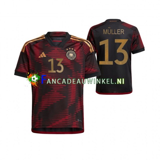 Duitsland Wedstrijdshirt met Korting Thomas Muller 13 Uit Heren WK 2022 Korte Mouw