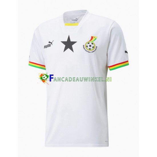 Ghana Wedstrijdshirt met Korting Thuis Heren WK 2022 Korte Mouw