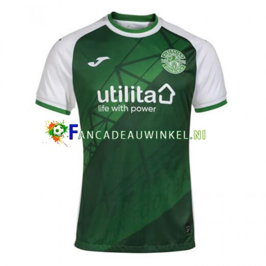 Hibernian Wedstrijdshirt met Korting Thuis Heren 2022-23 Korte Mouw