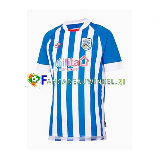 Huddersfield Wedstrijdshirt met Korting Thuis Heren 2022-23 Korte Mouw