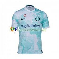 Inter Milan Wedstrijdshirt met Korting Uit Heren 2022-23 Korte Mouw