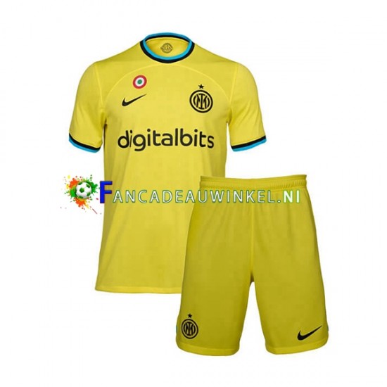 Inter Milan Wedstrijdshirt met Korting 3rd Kind 2022-23 Korte Mouw