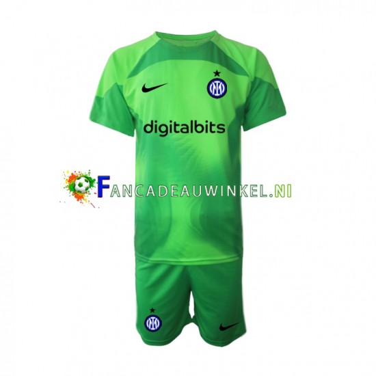 Inter Milan Wedstrijdshirt met Korting Keepersshirt 3rd Kind 2022-23 Korte Mouw