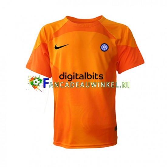 Inter Milan Wedstrijdshirt met Korting Keepersshirt Vierde Heren 2022-23 Korte Mouw