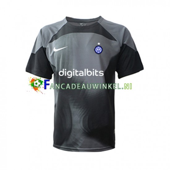 Inter Milan Wedstrijdshirt met Korting Keepersshirt Thuis Heren 2022-23 Korte Mouw