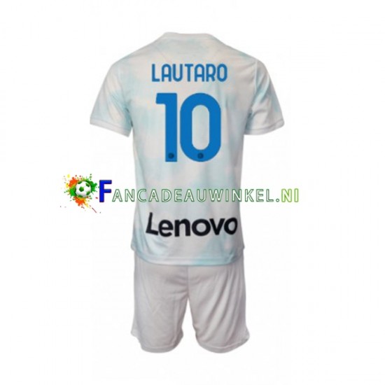 Inter Milan Wedstrijdshirt met Korting Lautaro Martinez 10 Uit Kind 2022-23 Korte Mouw