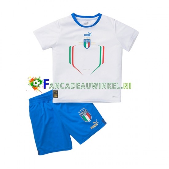 Italië Wedstrijdshirt met Korting Uit Kind 2022-23 Korte Mouw