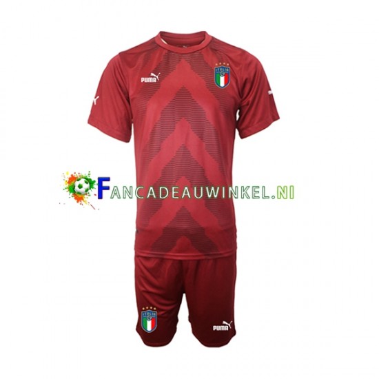 Italië Wedstrijdshirt met Korting Keepersshirt Uit Kind 2022-23 Korte Mouw