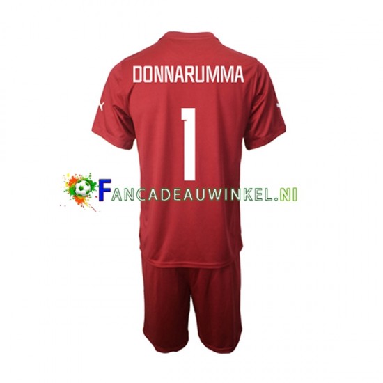 Italië Wedstrijdshirt met Korting Donnarumma 1 Keepersshirt Uit Kind 2022-23 Korte Mouw