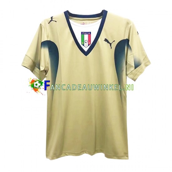 Italië Wedstrijdshirt met Korting Keepersshirt Retro Thuis Heren 2006 Korte Mouw