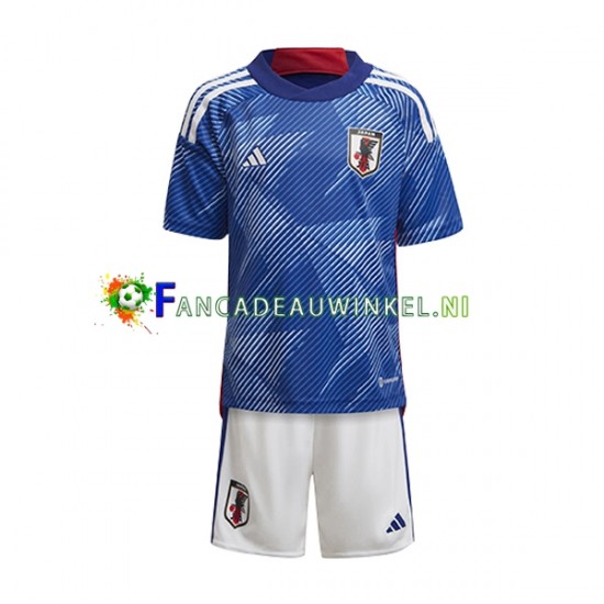 Japan Wedstrijdshirt met Korting Thuis Kind WK 2022 Korte Mouw