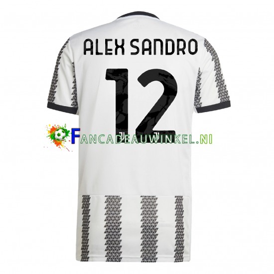 Juventus Wedstrijdshirt met Korting Alex Sandro 12 Thuis Heren 2022-23 Korte Mouw