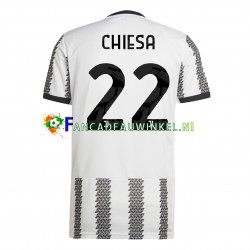 Juventus Wedstrijdshirt met Korting Chiesa 22 Thuis Heren 2022-23 Korte Mouw