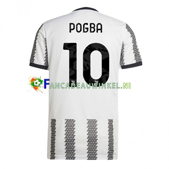 Juventus Wedstrijdshirt met Korting Pogba 10 Thuis Heren 2022-23 Korte Mouw