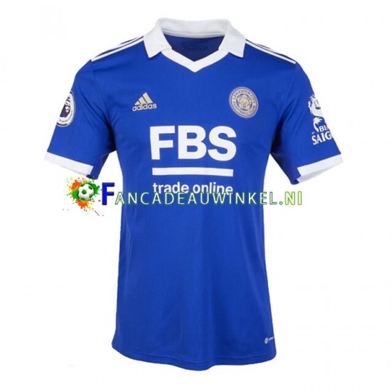 Leicester City Wedstrijdshirt met Korting Thuis Heren 2022-23 Korte Mouw