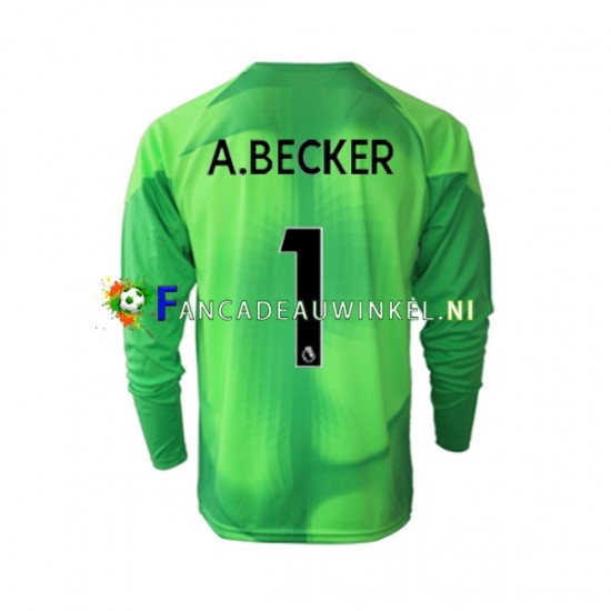 Liverpool Wedstrijdshirt met Korting A.Becker 1 Keepersshirt 3rd Heren 2022-23 Lange Mouw