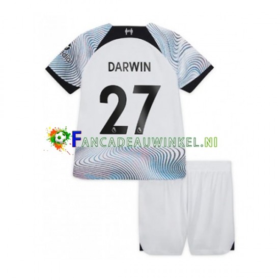 Liverpool Wedstrijdshirt met Korting Darwin Nunez 27 Uit Kind 2022-23 Korte Mouw