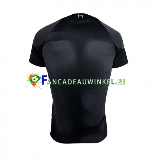 Liverpool Wedstrijdshirt met Korting Keepersshirt Uit Heren 2022-23 Korte Mouw