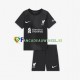 Liverpool Wedstrijdshirt met Korting Keepersshirt Uit Kind 2022-23 Korte Mouw