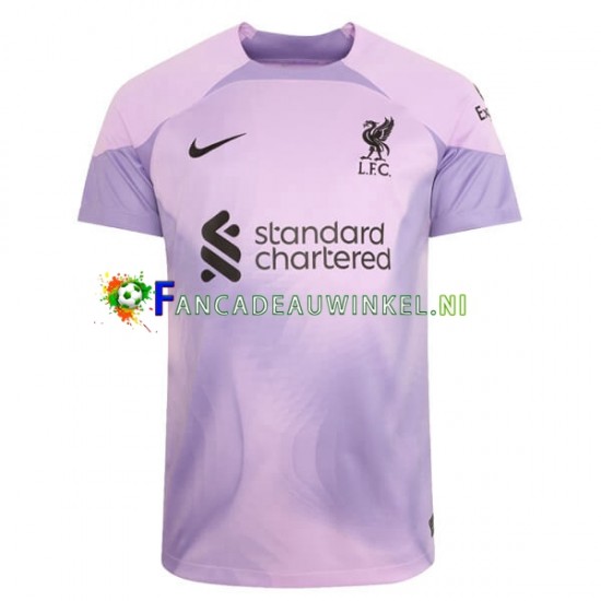 Liverpool Wedstrijdshirt met Korting Keepersshirt Thuis Heren 2022-23 Korte Mouw