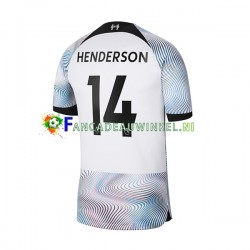 Liverpool Wedstrijdshirt met Korting Henderson 14 Uit Heren 2022-23 Korte Mouw