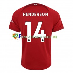Liverpool Wedstrijdshirt met Korting Henderson 14 Thuis Heren 2022-23 Korte Mouw